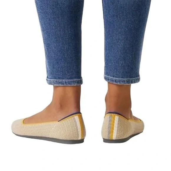 Rothy’s Dandelion Triple Stitch Women’s Flats Retired Size 5 - Picture 9 of 9
